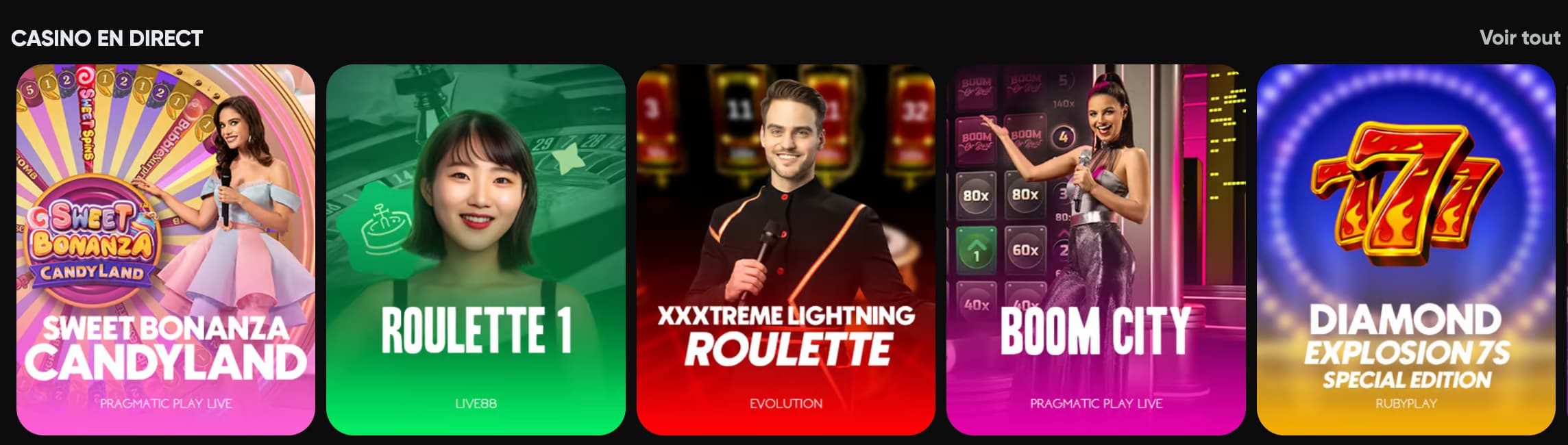 Giochi dal vivo